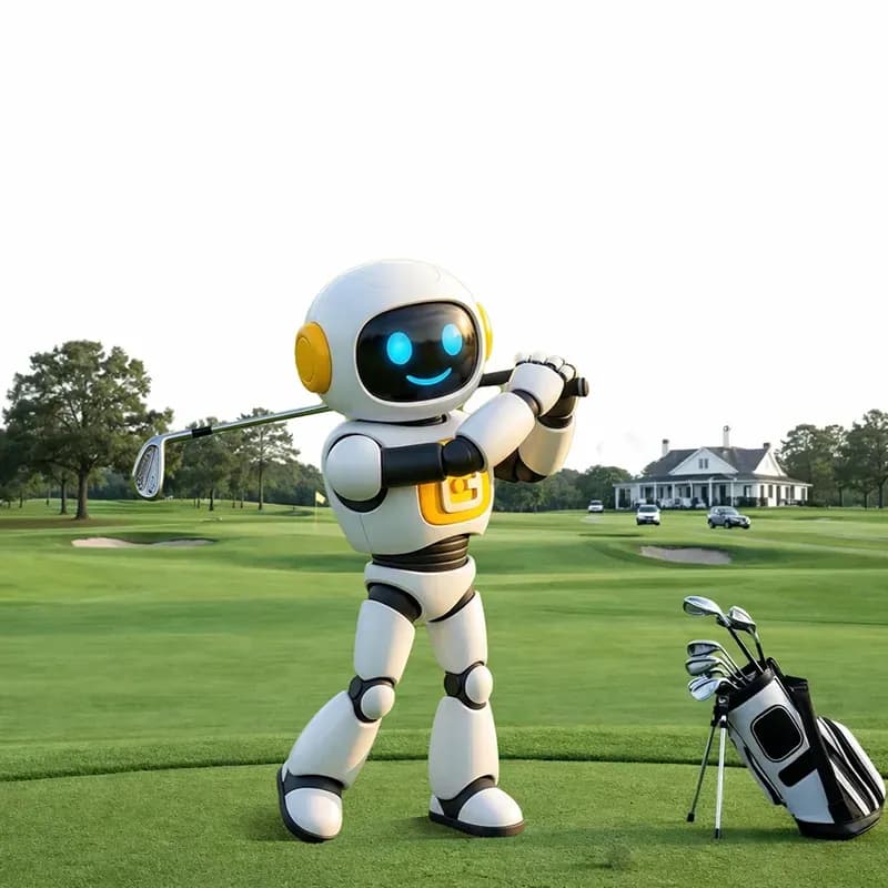 IVA playing golf