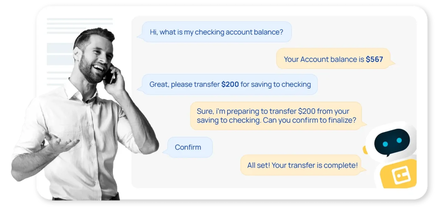 Voice AI conversation example